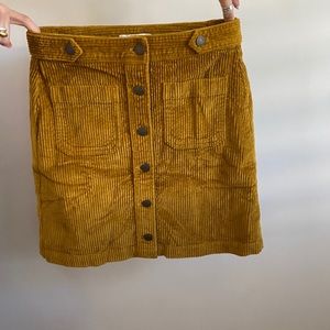 Corduroy skirt